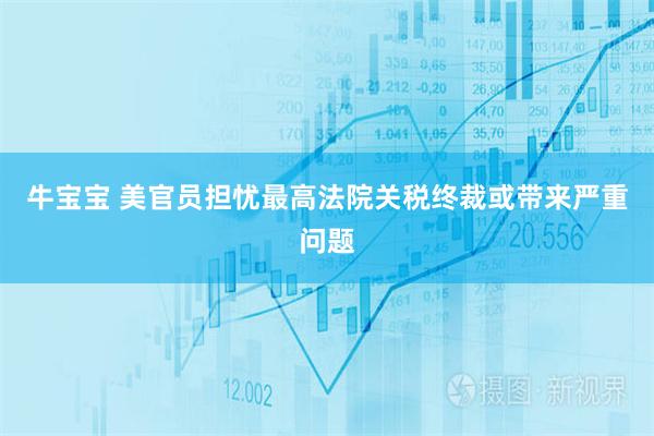 牛宝宝 美官员担忧最高法院关税终裁或带来严重问题